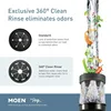 Moen Prep Series PRO 1/2 HP Continuous Feed Compact Garbage Disposal, Power Cord Included, GXP50C 4
