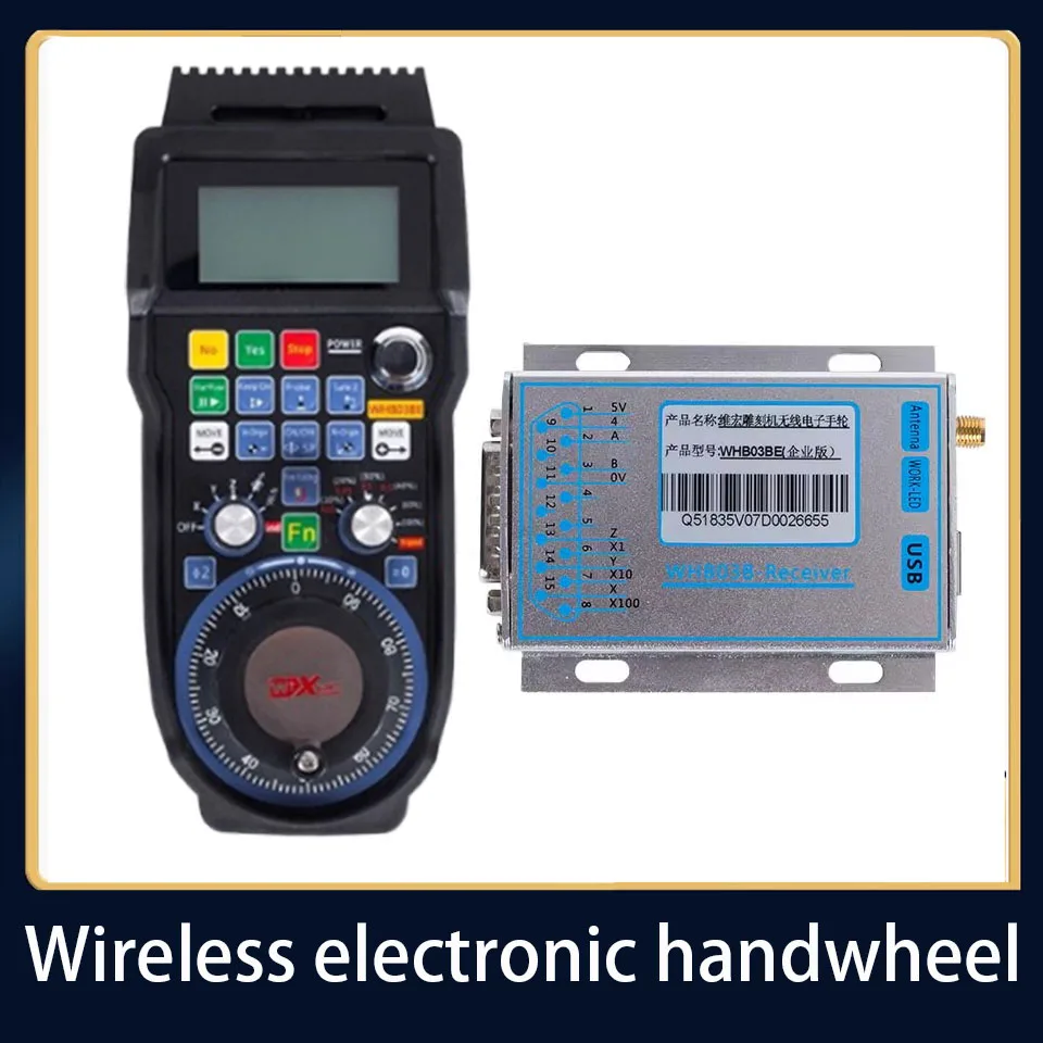 

Weihong Wireless Electronic Handwheel/Handle Controller Machining Center Handheld Unit Cnc Engraving Machine Hand Pulse