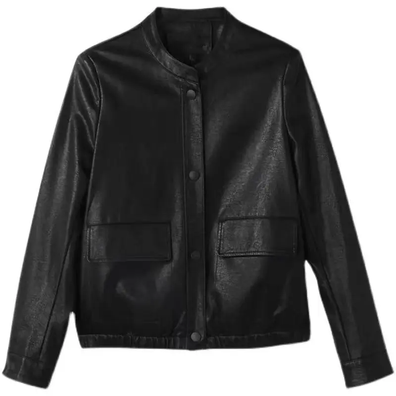 Рисунок 5 - Кожаная куртка с воротником-стойкой