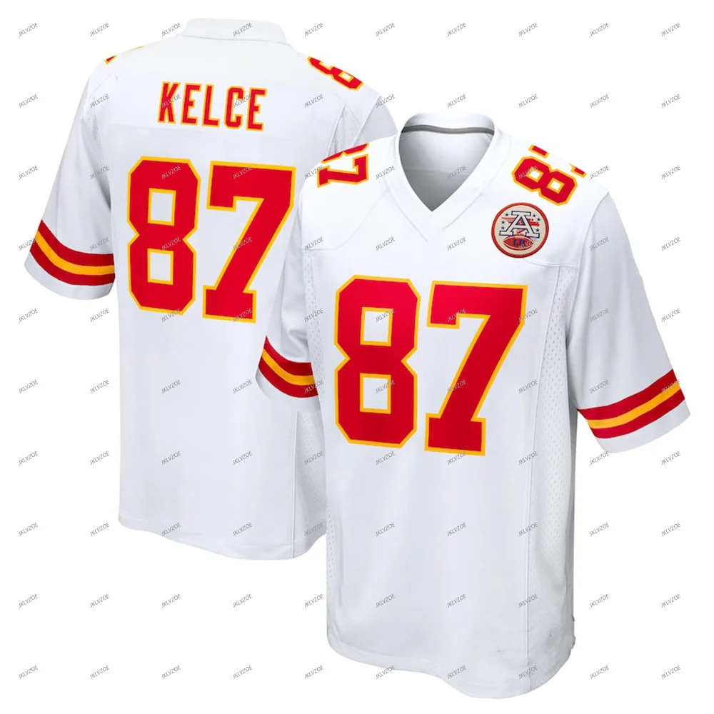 Sports Jersey Boxing Jersey Men Tshirt Rugby Jersey Travis Kelce Kansas No.87 Quick Drying Women Men T-Shirt Adult/ KID Jerseys Kit Top