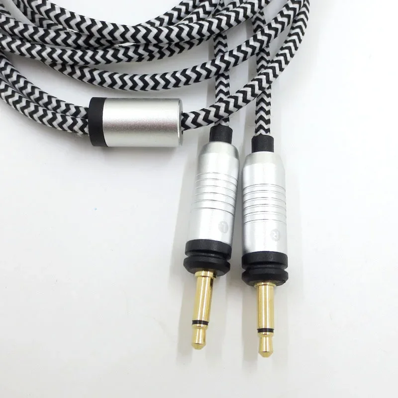 Replacement Headset Cord for Focal ELEGIA Upgrade Cable 3.5mm Male 6.35mm to Double 3.5mm Male Cord Replacements