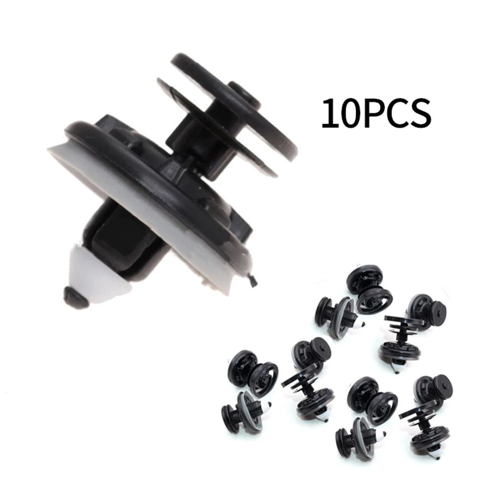 10pcs 8mm Interior Door Trim Panel Rivets Clips Bumper Fastener