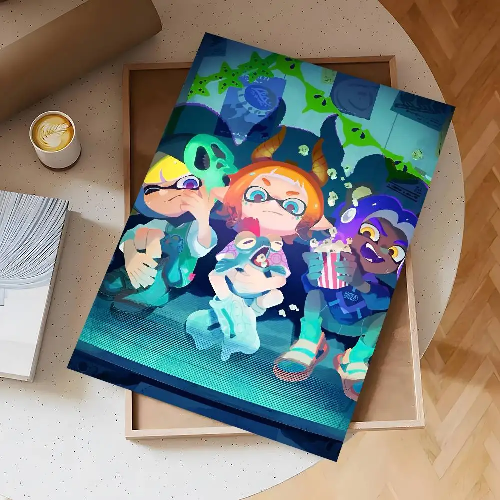 Spiel S-Splatoon Poster Selbstklebende Wandbild Kunst Wasserdicht Aufkleber Für Bar Zimmer Dekor Hohe Qualität Druck Geschenk – Detail 9