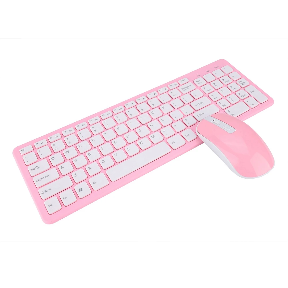 Set tastiera e mouse wireless 2.4g ad alta sensibilità_voghion.com