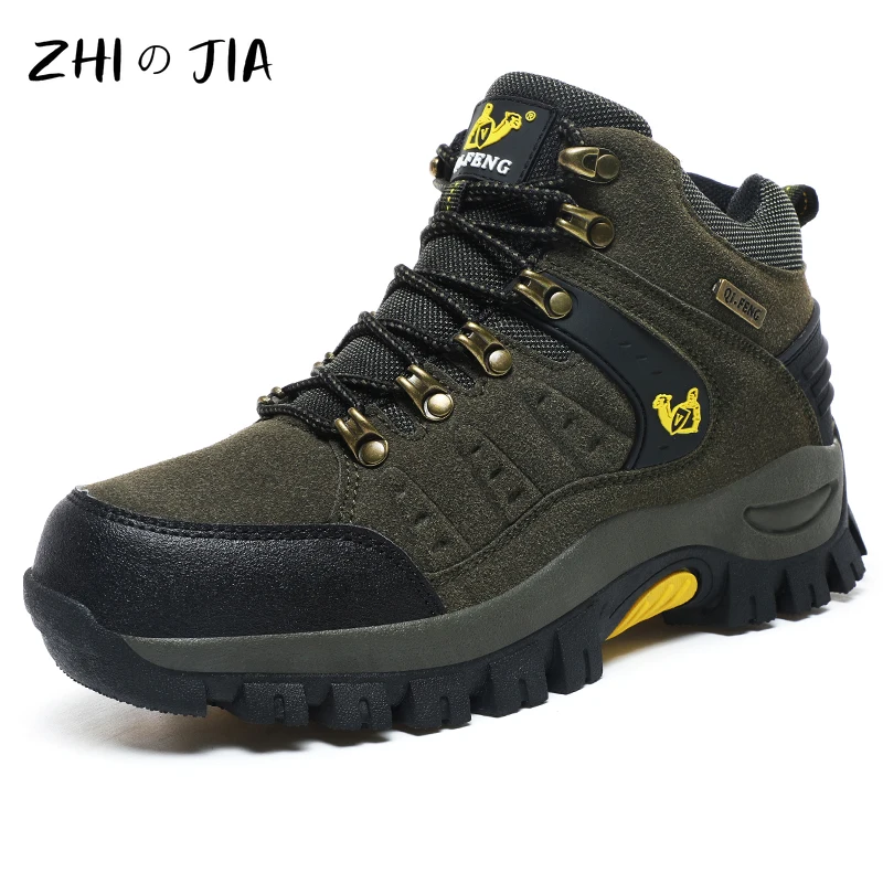 Outdoor Waterproof Hiking Boots Men's Women's Spring And Autumn Hiking Wear-resistant Mountain Sports Boots Hunting Sports Shoes 3