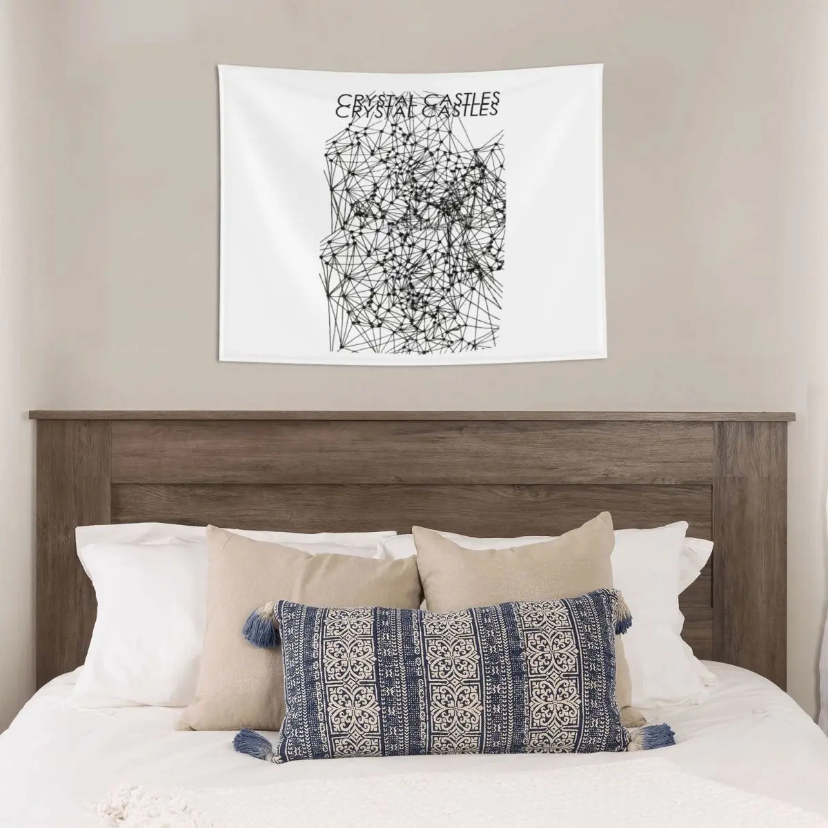 Music Crystal Castles Tapestry Hippie Polyester Wall Hanging Room Decor Curtain Mandala Wall Tapestry