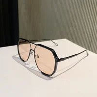 Oversized Sunglasses Women 2024 New Unique One Piece Fashion Sunglasses For Men UV400 Punk Glasses Trending Female Eyewear UV400 - Image 5