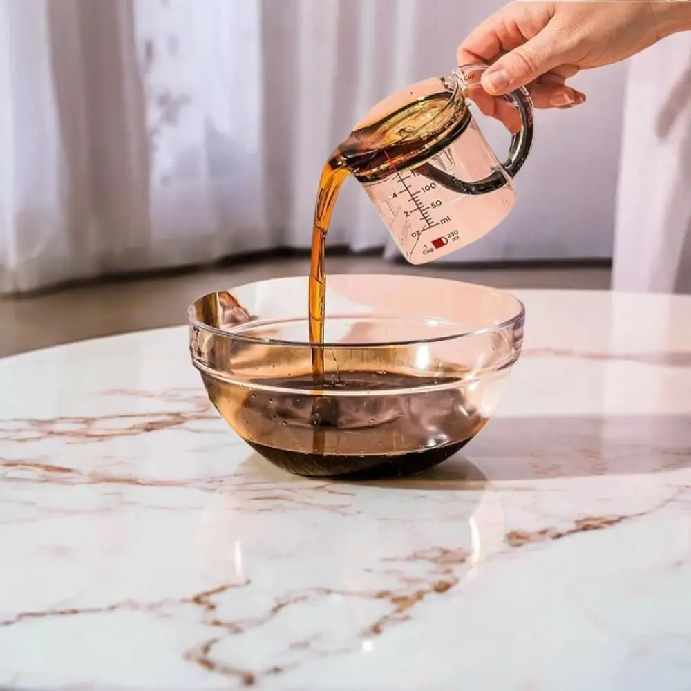 4-In-1 Adjustable Measuring Cup Portable Measuring Container Multi-Functional Measuring Cup Ith Scraper-Style Seal Base