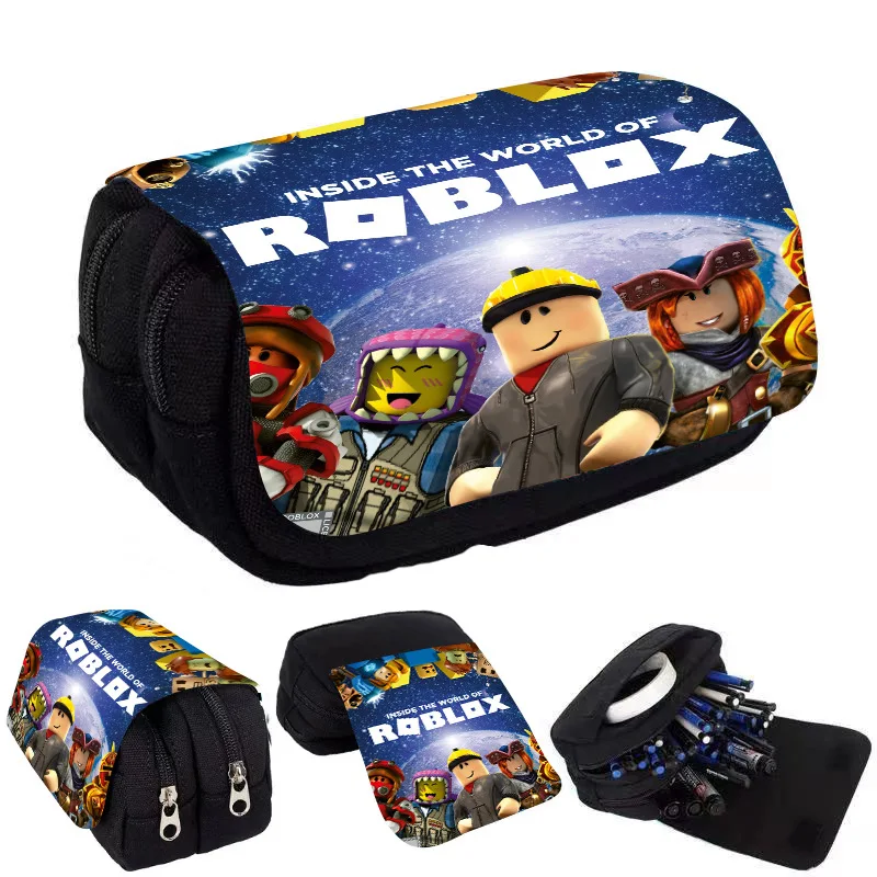 thumbnail image 1 of Estuche para lápices ROBLOX, caja de papelería, estuche para lápices periféricos de juego, bolsa de almacenamiento para bolígrafos, bolígrafo, lápiz multicapa, gran capacidad, 1 of 5
