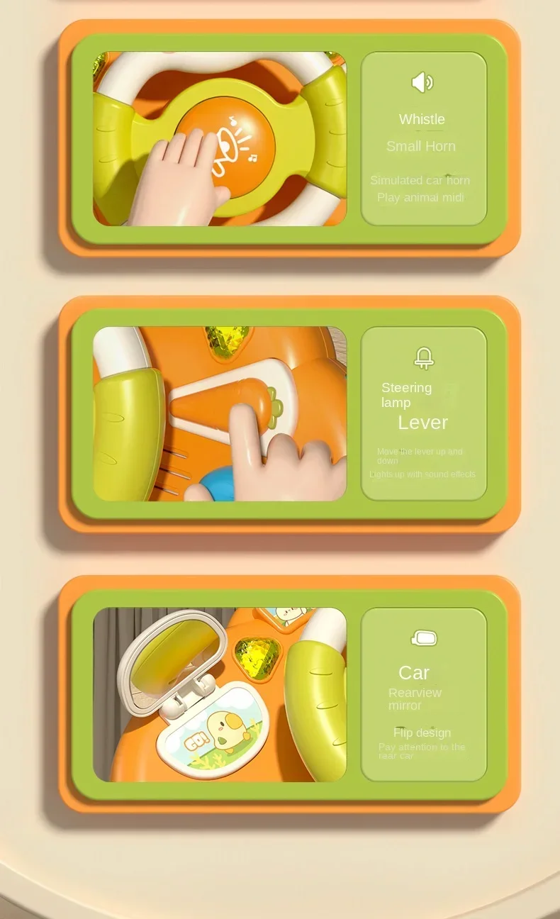 Baby Driving Steering Wheel Toy buttons and querks