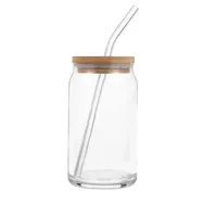 1 Pcs Disponible Mason Bocaux Café Tasse avec Pailles Couvercles Glacé Café Verres Boisson Jus Tasses pour Cocktail Whisky 1