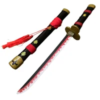 Roronoa Zoro Superb Black Yama Demon Cosplay 24inch Bamboo Sword Katana Role Play Anime Weapon Model 60cm 1