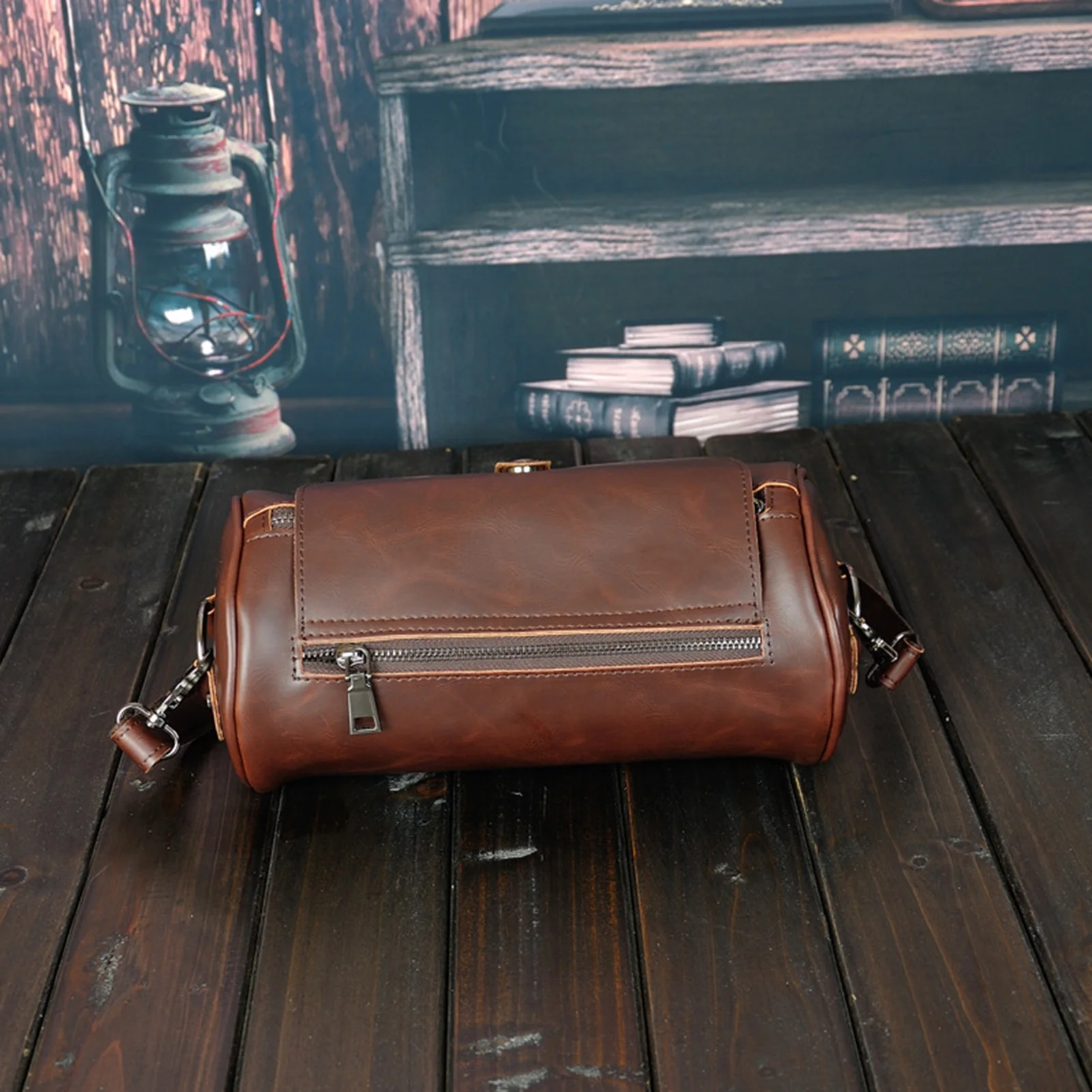 

Stylish Cylinder Crossbodys Bag For Men Multipurpose Waterproof Sling Bag Gift For Birthday