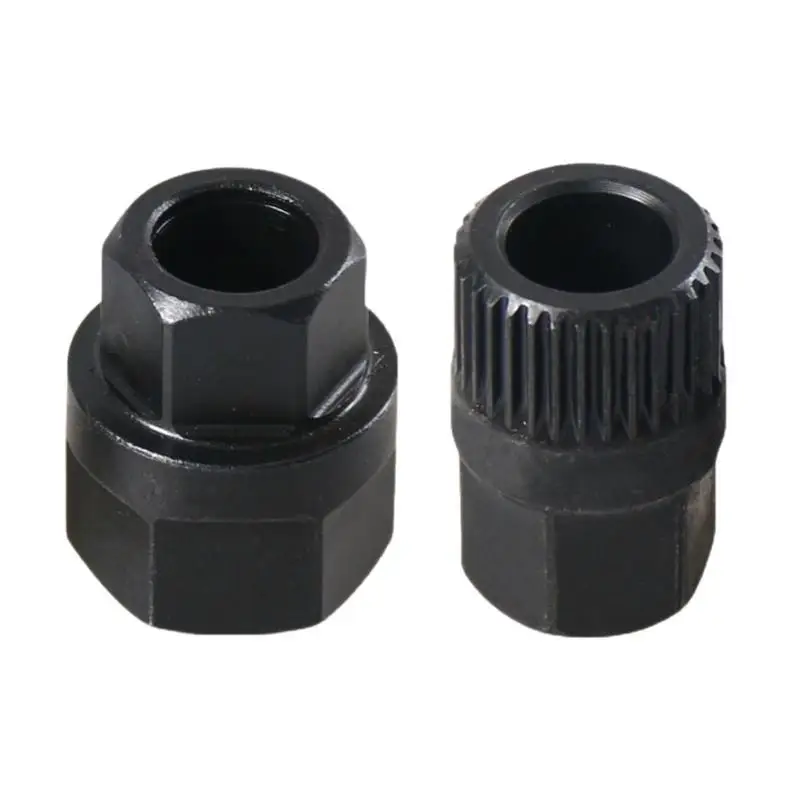 

1 Pcs Alternator Clutch Free Wheel Pulley Removal Tool 33T Socket V Belt Pulley Remover Free Wheel Pulley Removal Accessories