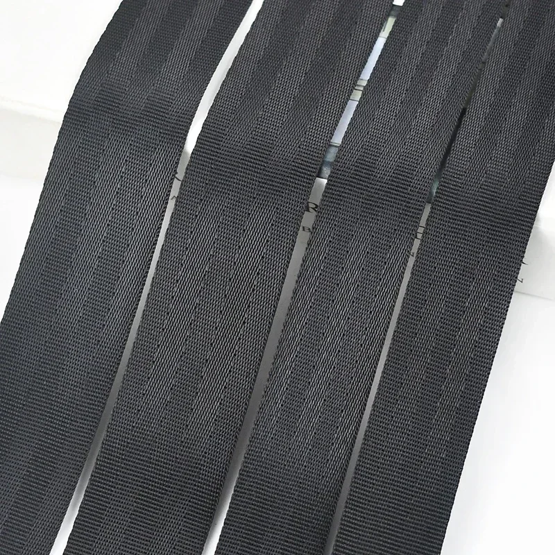 10m Black Nylon Webbing Tape