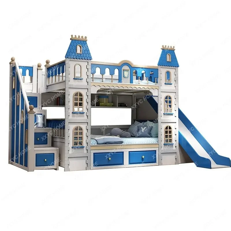 

Children's Bed Boy Bunk Bed Bunk Bed Solid Wood Upper and Lower Bunk Height bunk beds for kids bed for boys bunk bed