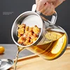 GIANXI Glass Oil Filter Kitchen Seasoning Tank Oil Tank Impurity Separator Fine Mesh Oil Filter Container Cooking Tool 3