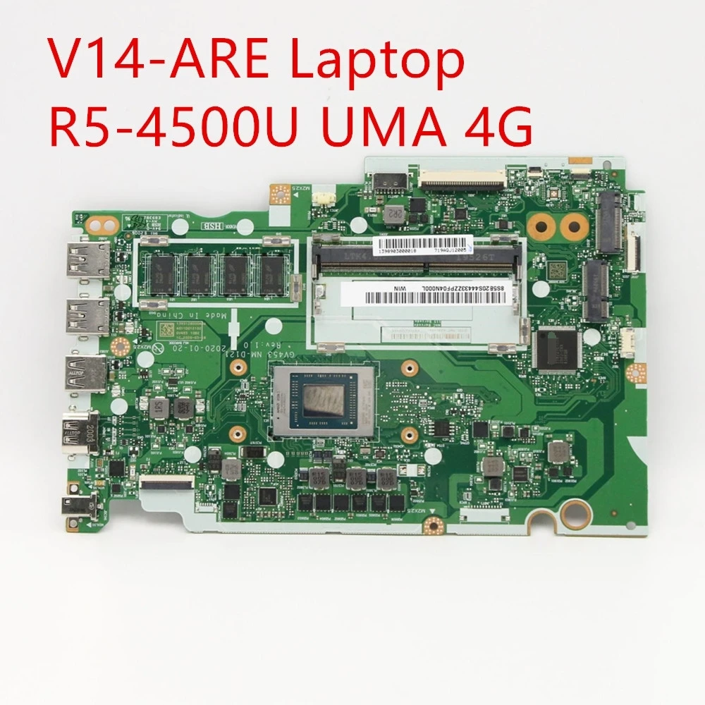 Motherboard For Lenovo ThinkPad V14 ARE Laptop Mainboard R5 4500U UMA motherboard-for-lenovo-thinkpad-v14-are-laptop-mainboard-r5-4500u-uma
