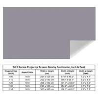 100 110 120 130 133 Inch Portable Projector Screen Optical Anti-light Curtain Reflective Foldable Home Movie 4K Projection Cloth - Image 5