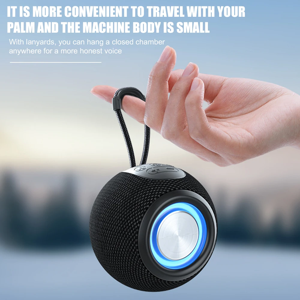 Mini Wireless Caixa De Som Bluetooth 5.3 Bass Speaker Outdoor Portable Subwoofer Soundbar Support TF Card Music Audio Player