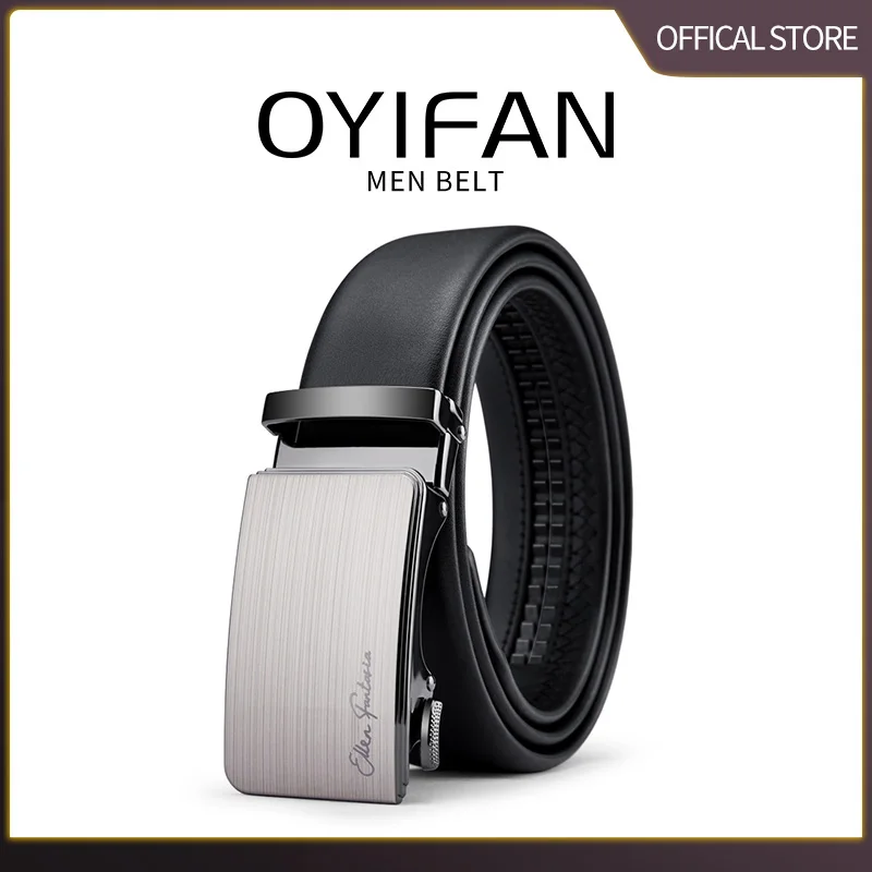 Leather Belt Men Genuine Leather Belt for Men Mens Belts Waistband Male Man Waist Automatic belts Business belts - 3