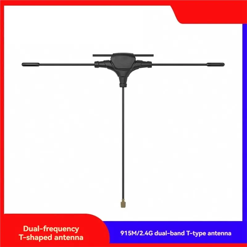 Antenna Ricevitore ELRS Altamente Reattiva ABUO, Antenna a T 80mm Dual-Band 915M/2.4G per Droni FPV RC DIY e Quadricotteri Freestyle - Image 3