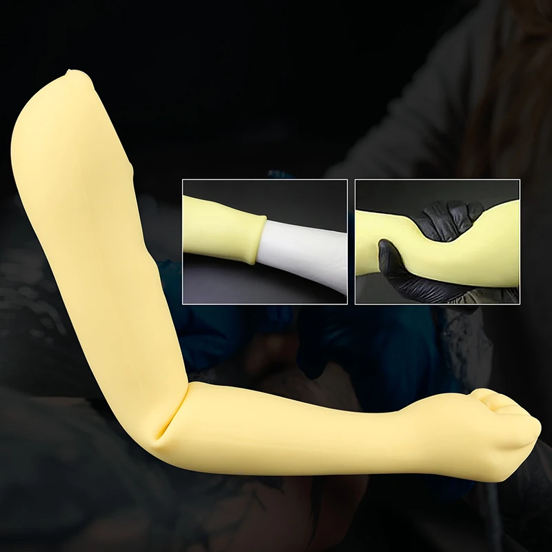 High Quality Tattoo Silicone Practice Arm Sleeve