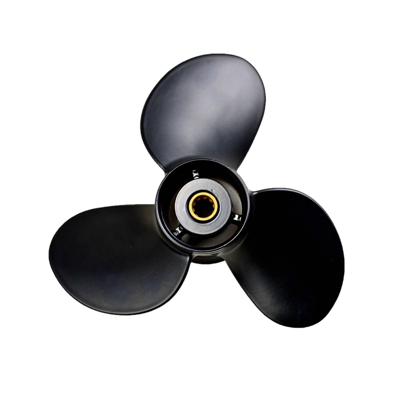 

Outboard Propeller 9 1/4X10 58100-93733-019 For Suzuki 8 9.9 15 20 HP Motor, 3 Blade, 10 Spline, Marine Parts Accessories