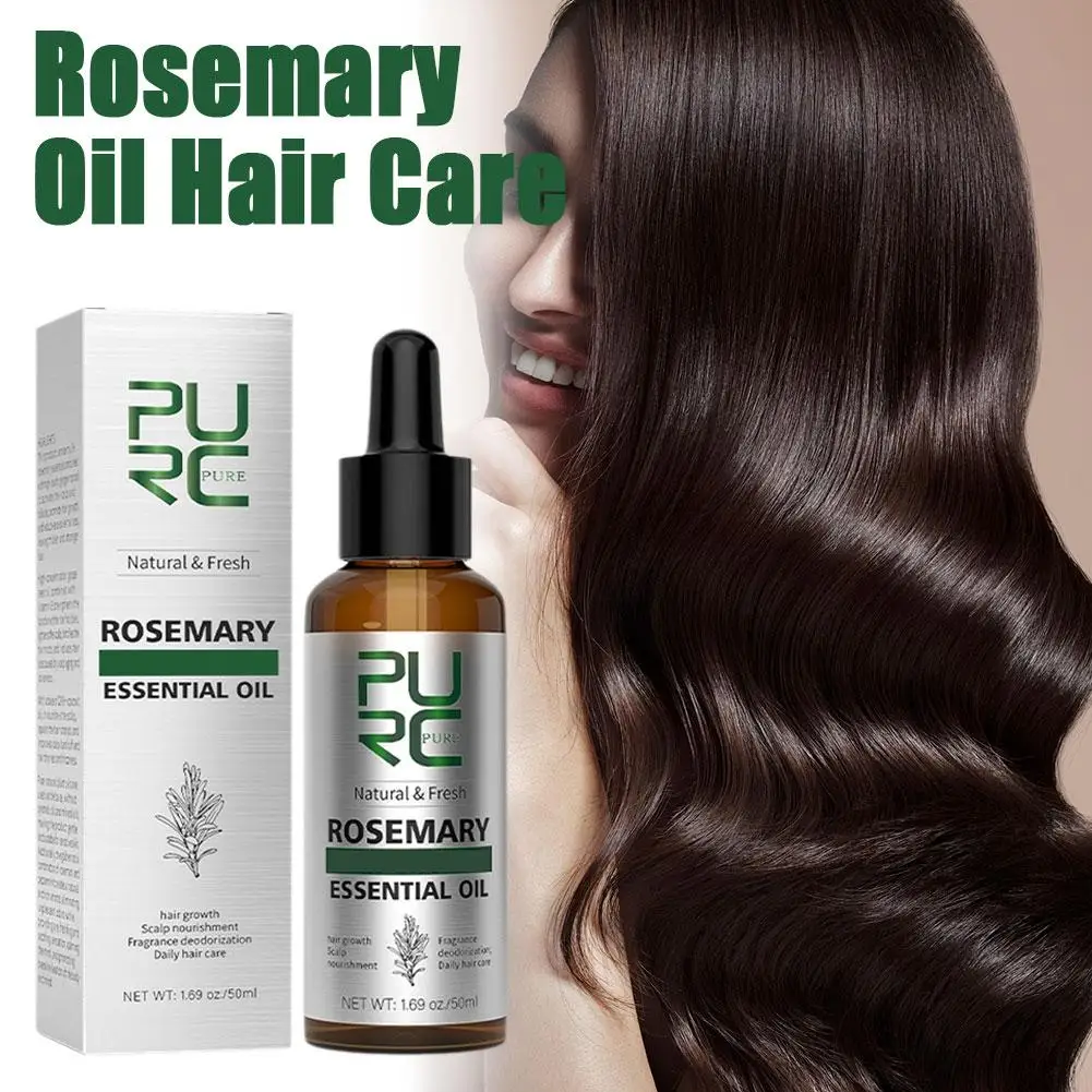 Description Picture 3 of item1/3/5Pcs Rosemary Oil Hair Growth For Men Women Fast Growing Essential Oils Ginger Anti Hair Loss Scalp Treatment Hair Care