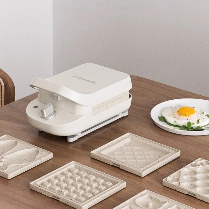 Multi-Functional Timed Sandwich Breakfast Machine Household Small Toast Waffle Toaster Baking Premium Portable Fast 4