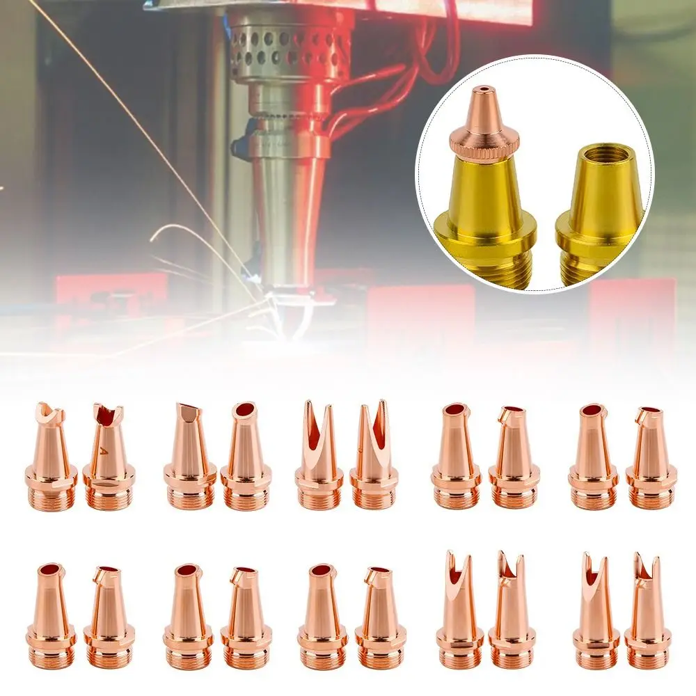 M16 CQWY Laser Welding Nozzle Handheld Laser Nozzle Red Copper Welding Torch Replacement Accessories