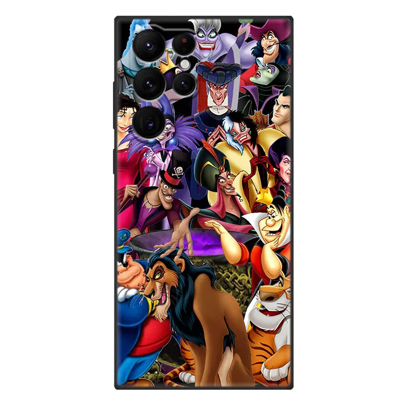 Disney Villains Phone Case For Samsung Galaxy S23 S22 S21 Ultra