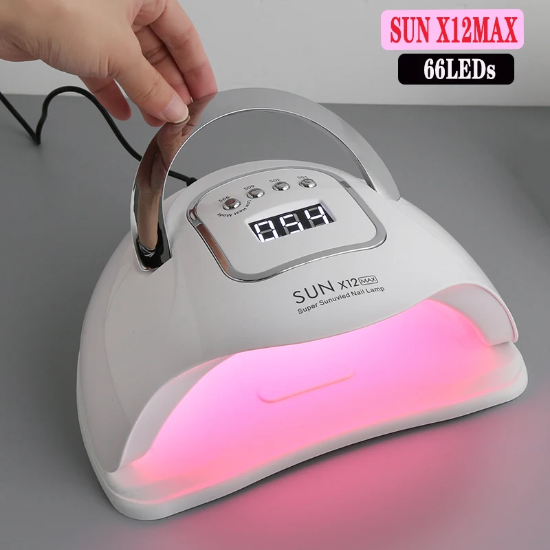 

280W Nail UV LED Extension Gel Polish Dryer Lamp 66LEDs Nail Dryer With Smart Sensor Professional Manicure Salon Equipment Tools