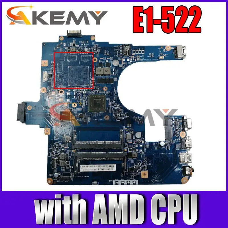 Placa base para portátil Acer aspire E1 522 NE522, DDR3 100% 3M  48.4ZK15.03M, con cpu AMD soldada, 12253| | - AliExpress
