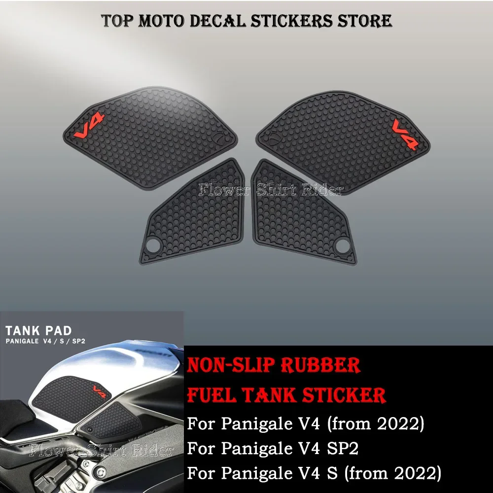 Tank Grips For Ducati Panigale V4 Panigale V4S /SP2 2022 Fuel Tank Pad Tank Protection Sticker Knee Grip Pads Knee Traction