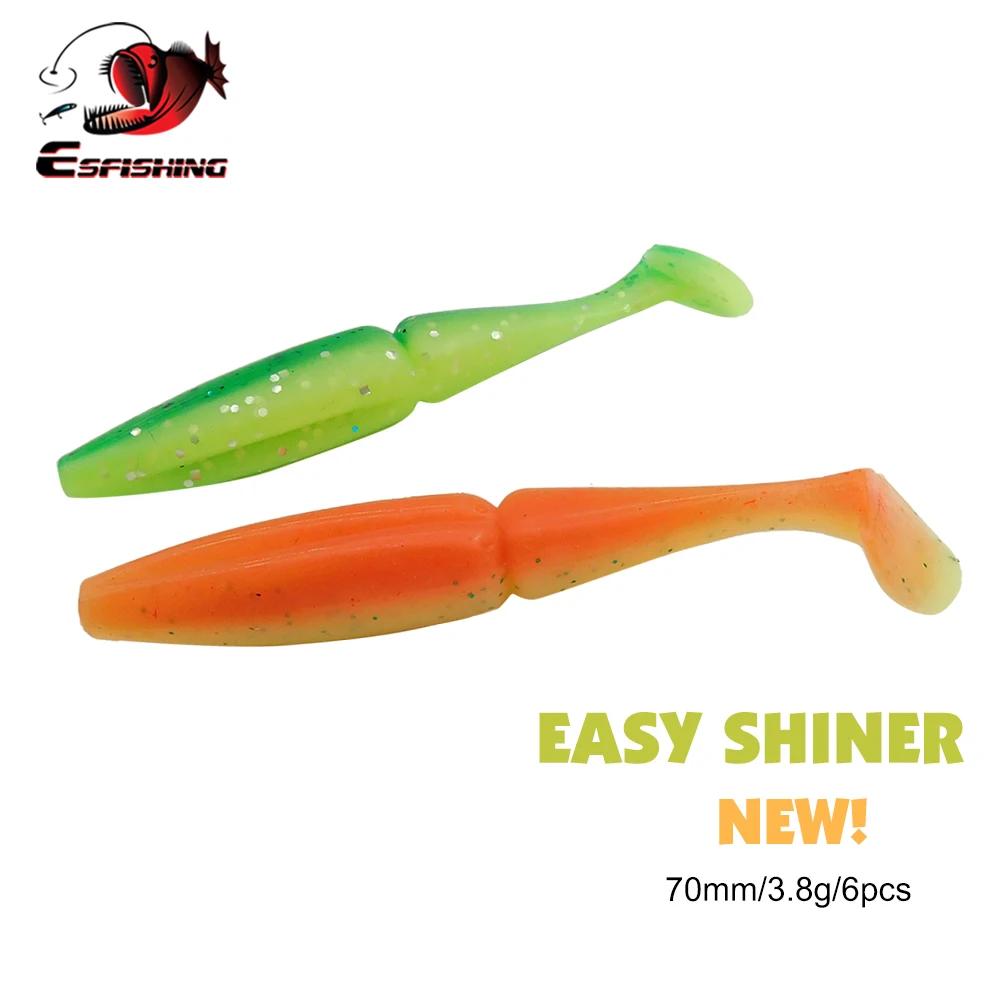 Leurre Souple De Pêche 50 Pièces 6Cm Leurre de pêche Souple T Tail pour