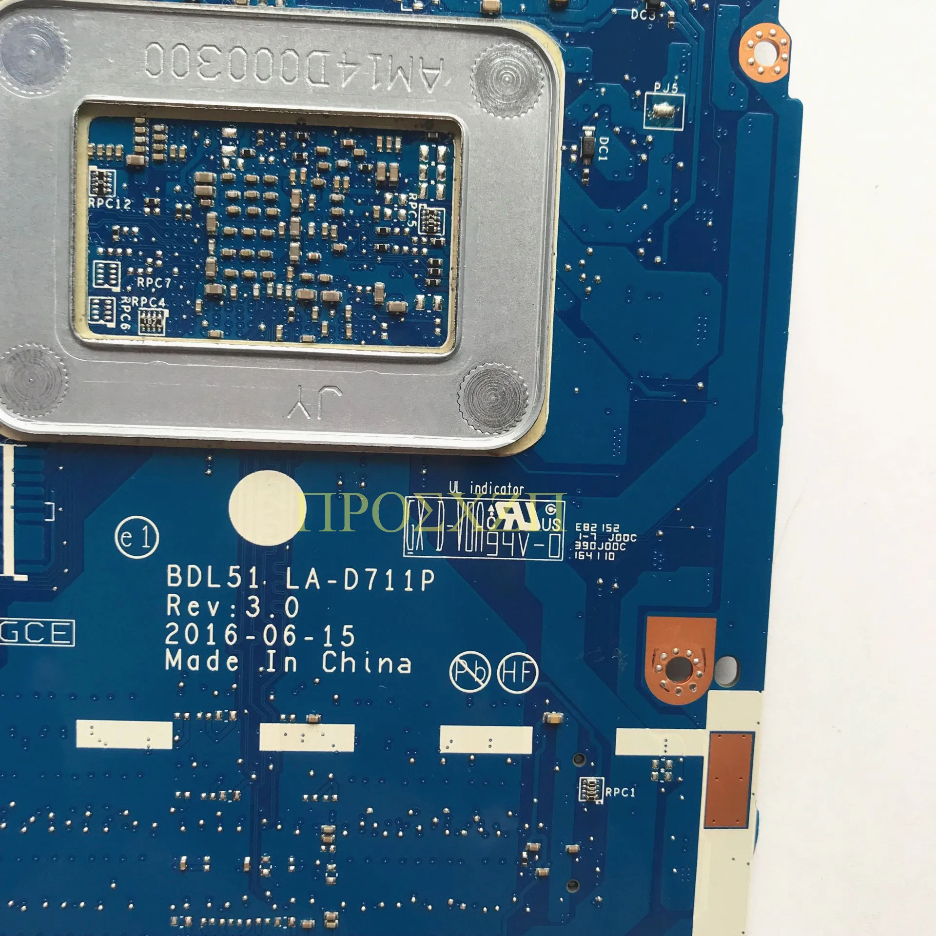 Computador Portátil Placa-mãe 854968001 854968501 854968601 Bdl51 La-d711p com E27110 Cpu 100 Totalmente Testado Alta Qualidade 15-ba 15-af - Imagem 3