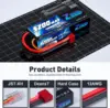 1/2units Zeee 5200mAh 7.4V 50C Lipo Batteries for RC Car 2S RC Lipo Battery with T Plug For RC Drone Car Truck Helicopter Boat 3