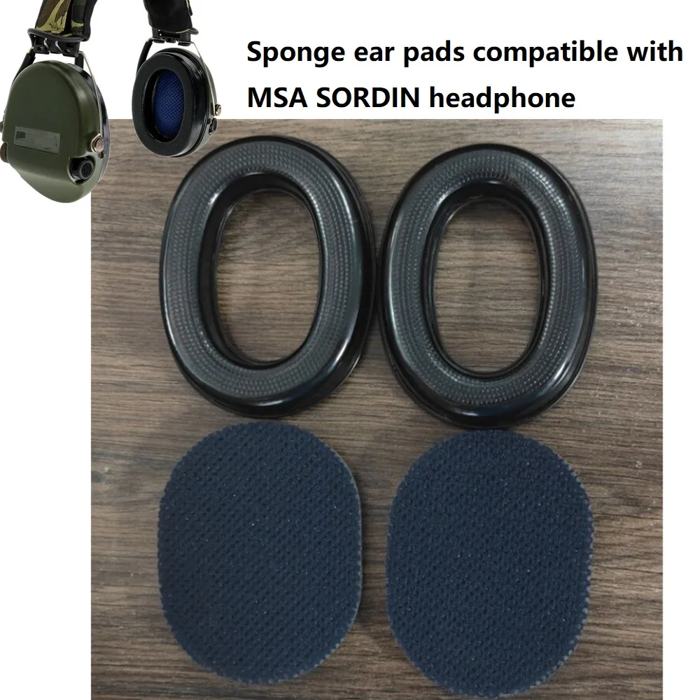 Electronic Earmuffs Airsoft Shooting Headset Accessories Sponge Ear Pads Compatible with MSA SORDIN Tactical Headset