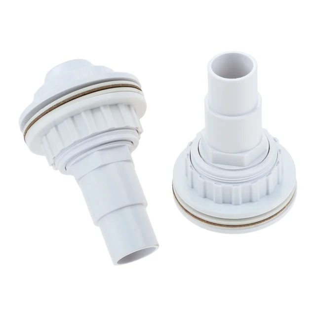 2Db Föld Feletti Medence Teljes Visszatérő Sugárhajtású Tömítés És 1-1/2 "Férfi Tömlő Adapter Anya 3/4" Szemgolyó-Kimenetelű Szerelvénykészlet