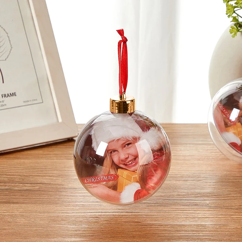 Christmas Photo Ball Pendant DIY Tree Hanging Decorations christmas decorations