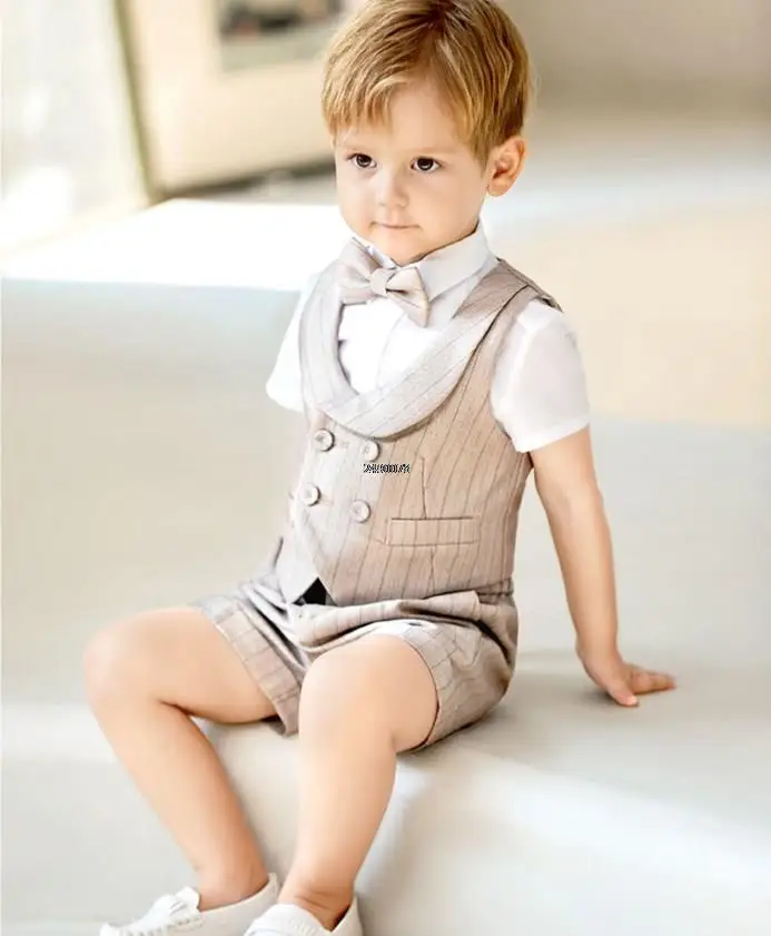 

Baby Boys Summer Luxurious Birthday Dress Prince Kids Beaufitul Photograph Suit Children Formal Wedding Performance Tuxedo Wear