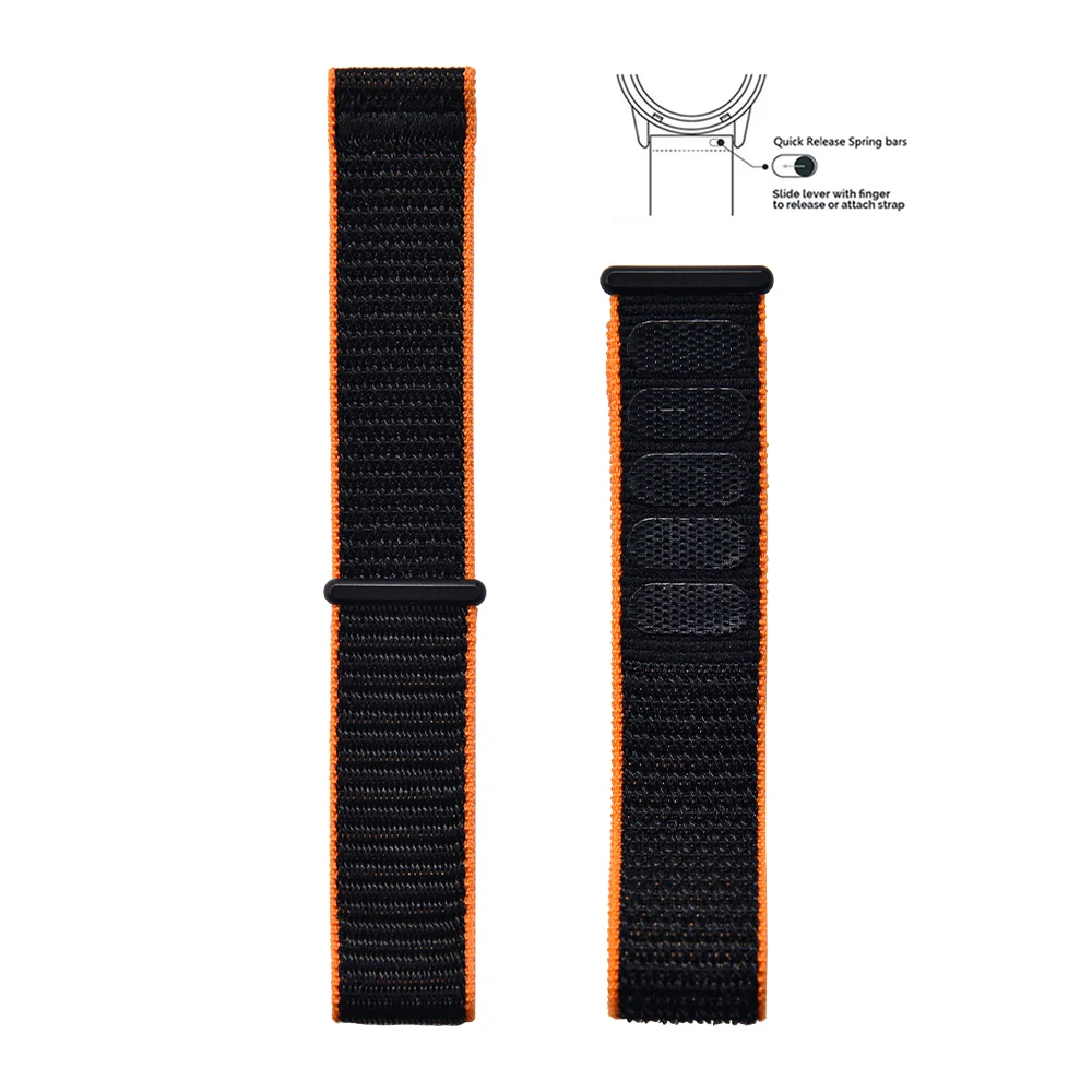 Enhanced Elastic Nylon Watch Band - Adjustable Lightweight & Sweatproof Unisex Strap