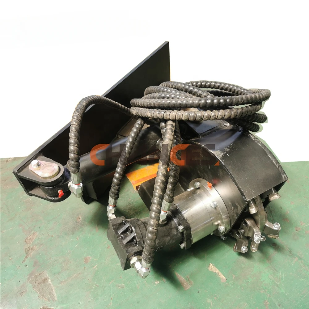 

Stump grinder attachment for mini skid steer loader