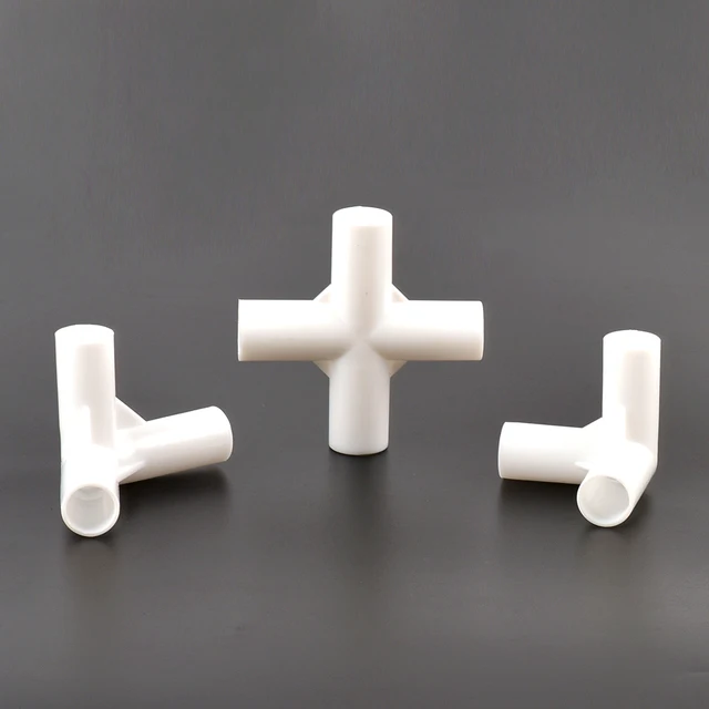 Belső Átmérő 12 Mm -Es Pvc Csatlakozó 60 ° 90 120 135 Póló Csatlakozók Egyenes Könyök Keresztcső -Összekötő Kertcsövek Szerelvények 3Db - Image 4