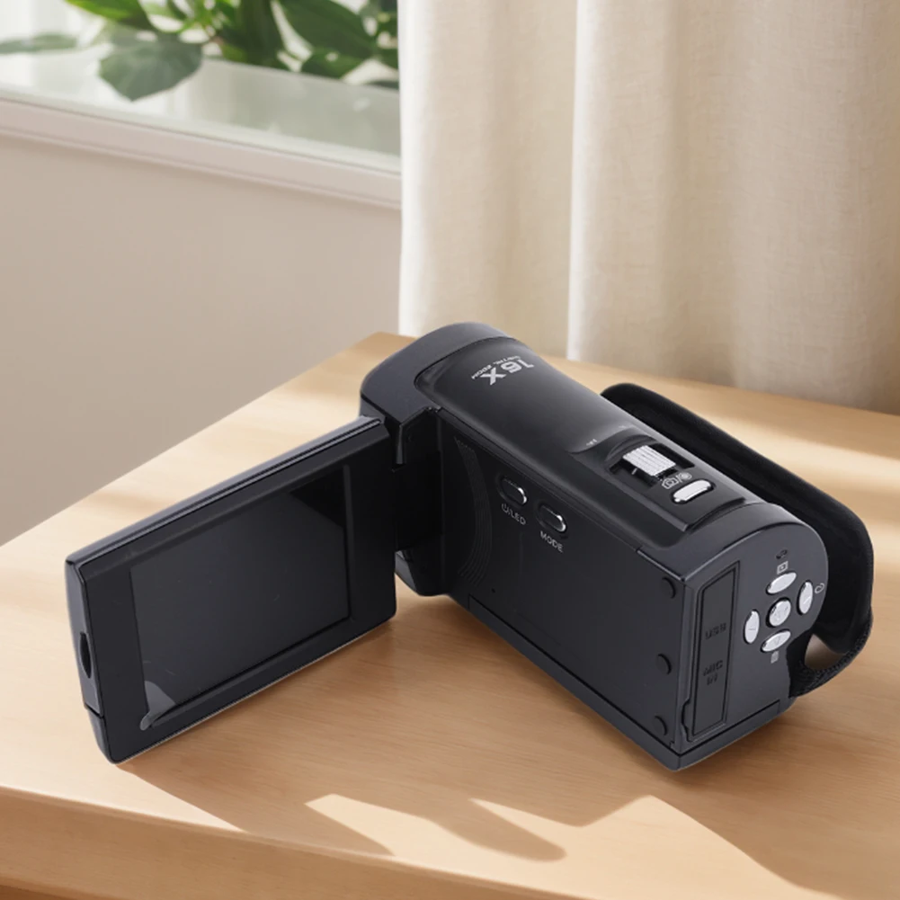 2.7k filmadora 2.8 polegadas tela de rotação de 270 graus câmera de vídeo filmadora gravador de vídeo filmadoras para gravação de viagens ao ar livre 2