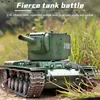 Henglong 3949 Soviet Kv-2 Heavy Tank 1:16 Remote Control Tank Kv-2 Can Launch Smoke Tracks Military Remote Control Toy 2