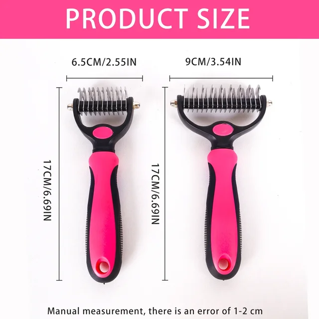 Double-Sided Pet Comb – Grooming Comb for Dogs & Cats 6
