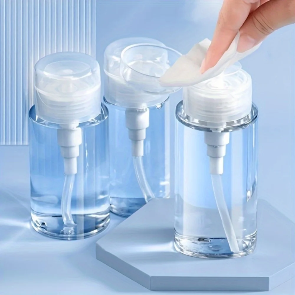 Eco-Friendly Refillable Pump Dispenser for Nail Polish and Makeup Remover