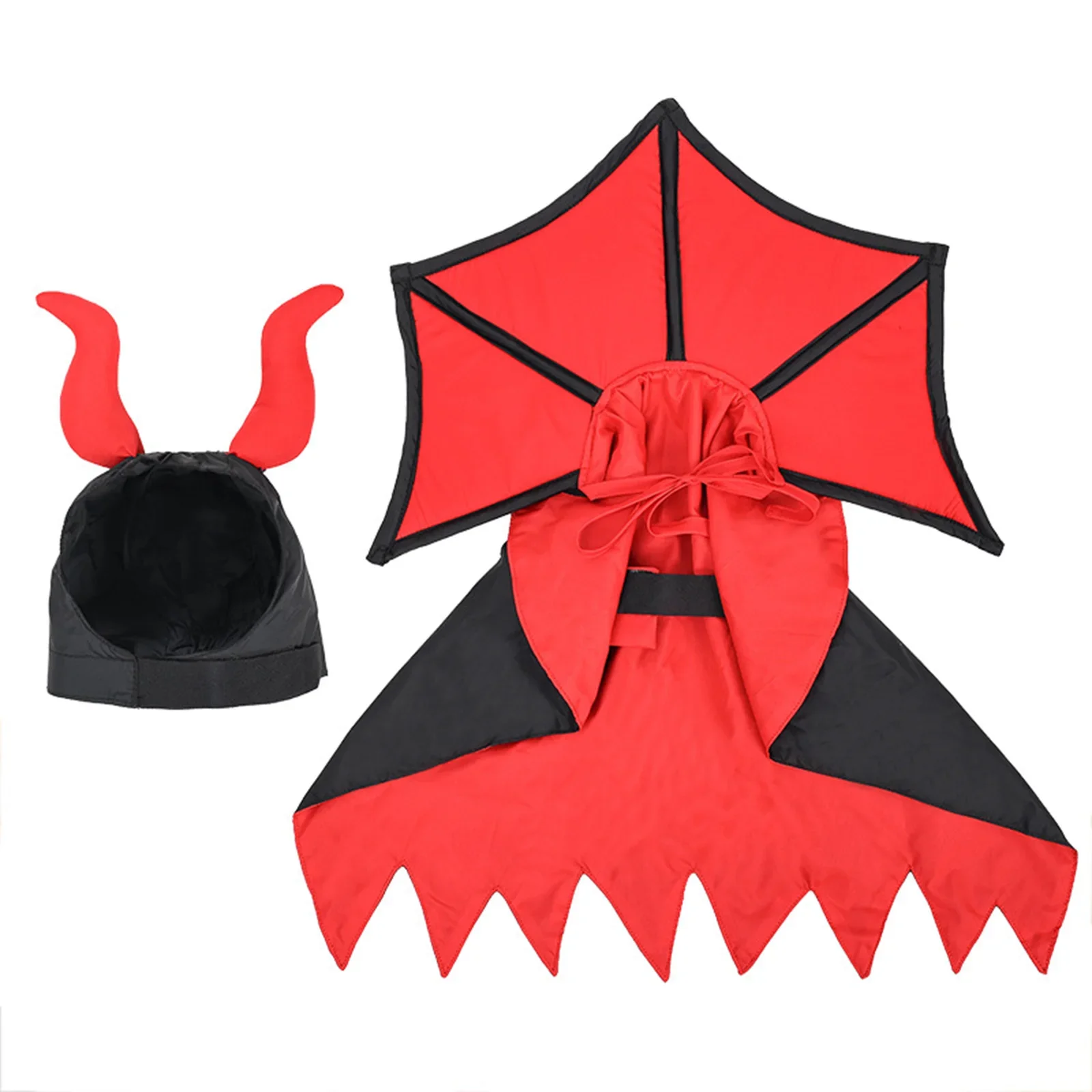 Pet Dog Halloween Costumes Funny Cloak Cape and Hat Puppy Clothes Cosplay Party Dress UP Supplies for Small Medium Large Dogs
